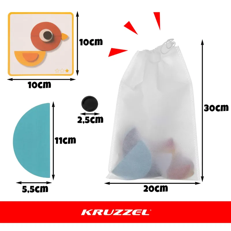 Дървена пъзел- Kruzzel 22426