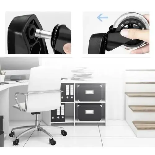 Колчета за офис стол – 5 бр. Malatec 22077