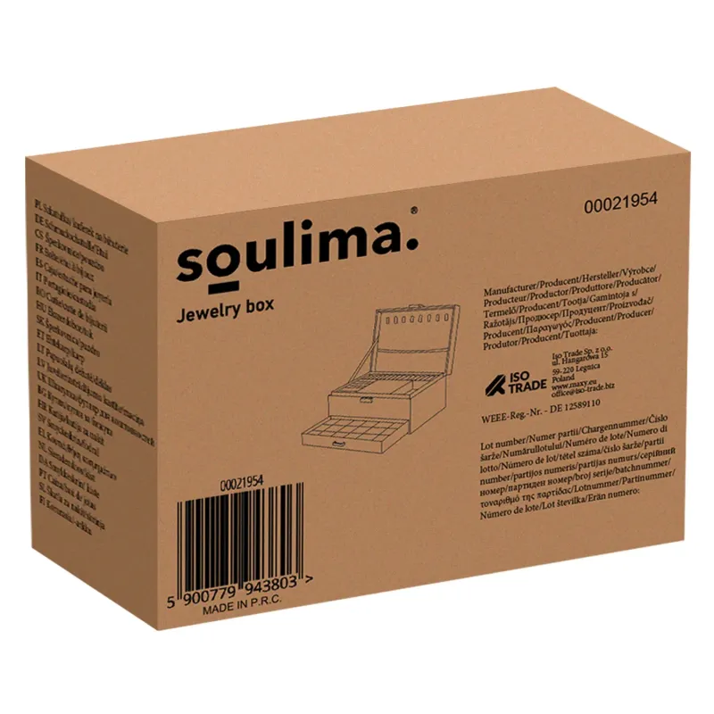 Кутийка/куфарче за бижута Soulima 21954