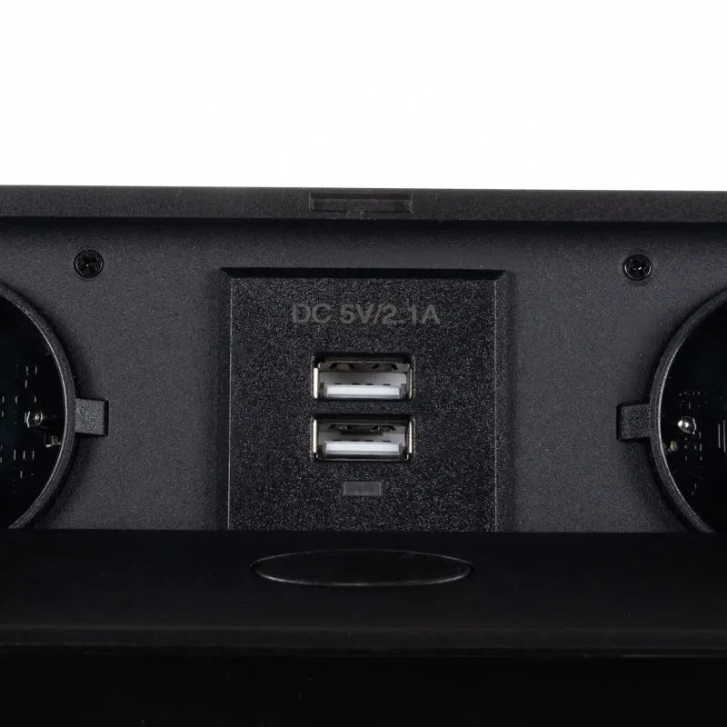 Скрито USB гнездо в плота – двойно Izoxis 21446