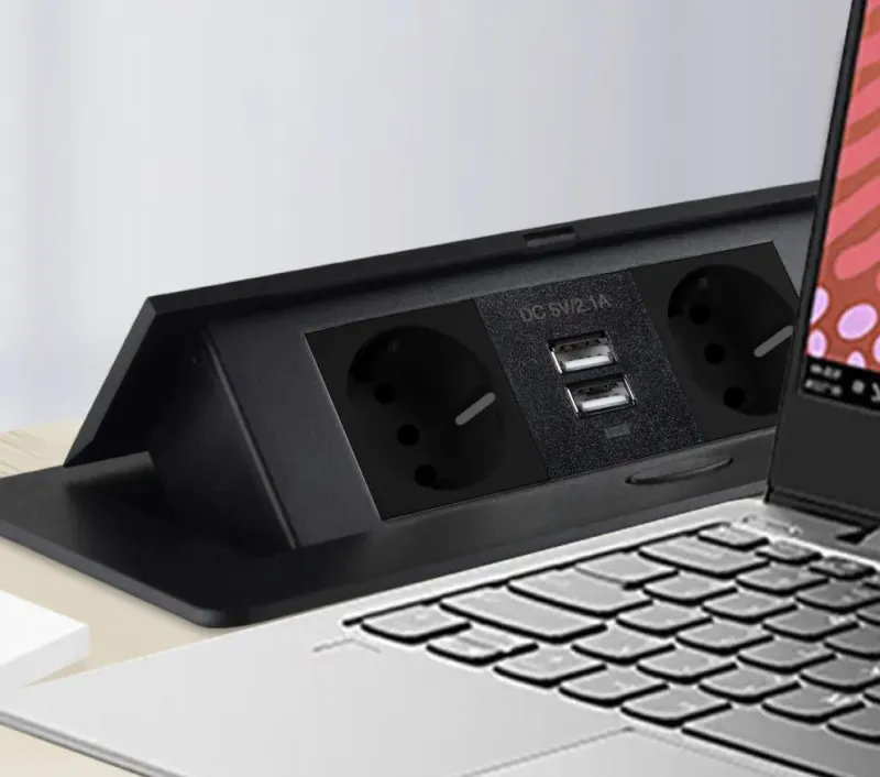 Скрито USB гнездо в плота – двойно Izoxis 21446