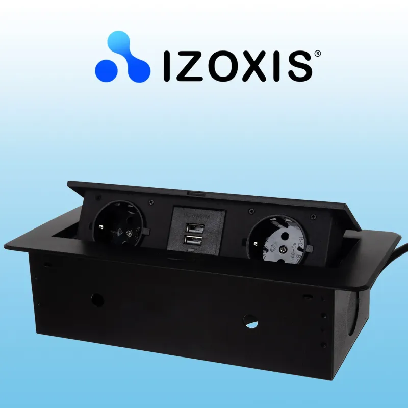Скрито USB гнездо в плота – двойно Izoxis 21446