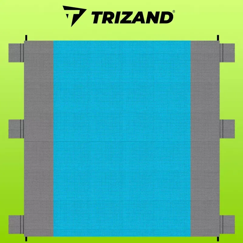 Плажно/пикниково одеяло 208x208 см Trizand 21209