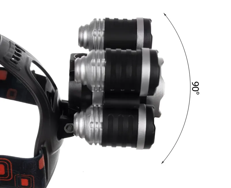 Челна фенерче с 5 LED диода T6 CREE