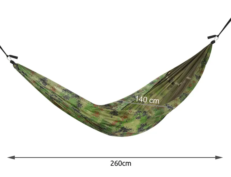 Туристическо хамак Santiago Army 260x140 см Net