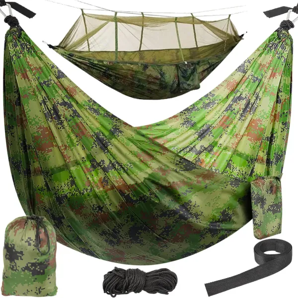 Туристическо хамак Santiago Army 260x140 см Net