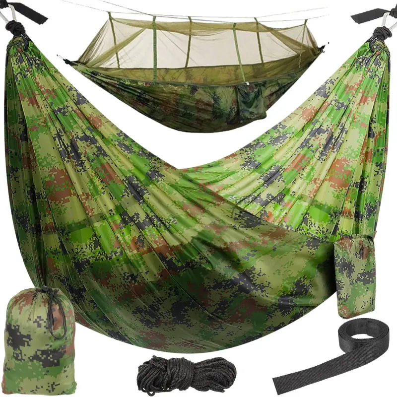 Туристическо хамак Santiago Army 260x140 см Net
