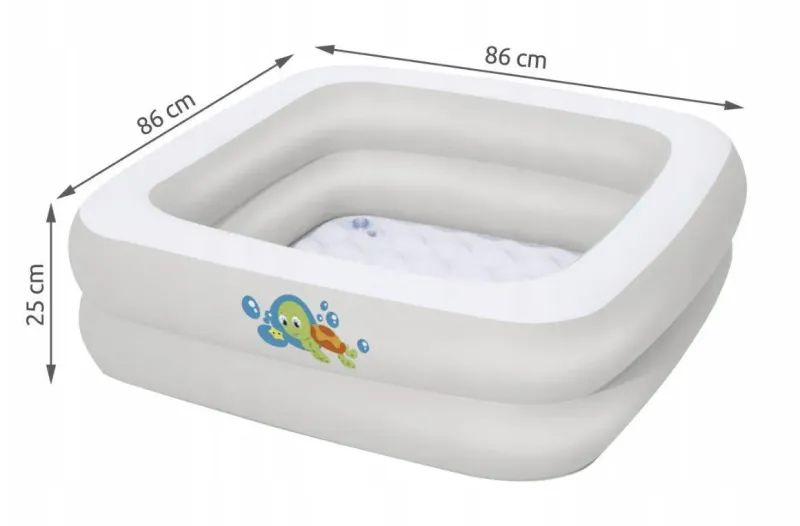Надуваем басейн 86x86x25 см  BESTWAY 51116