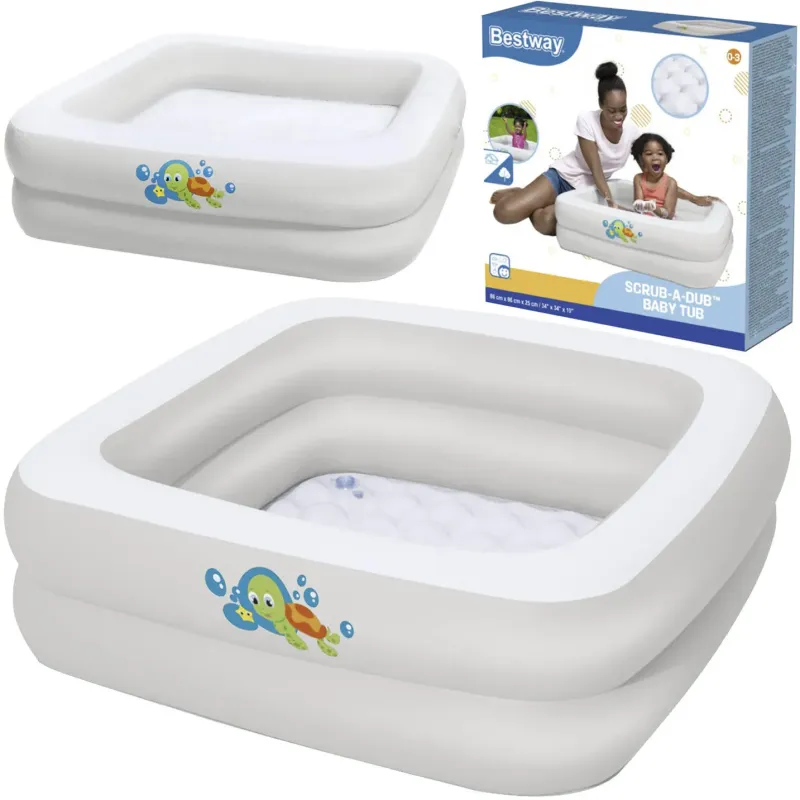 Надуваем басейн 86x86x25 см  BESTWAY 51116