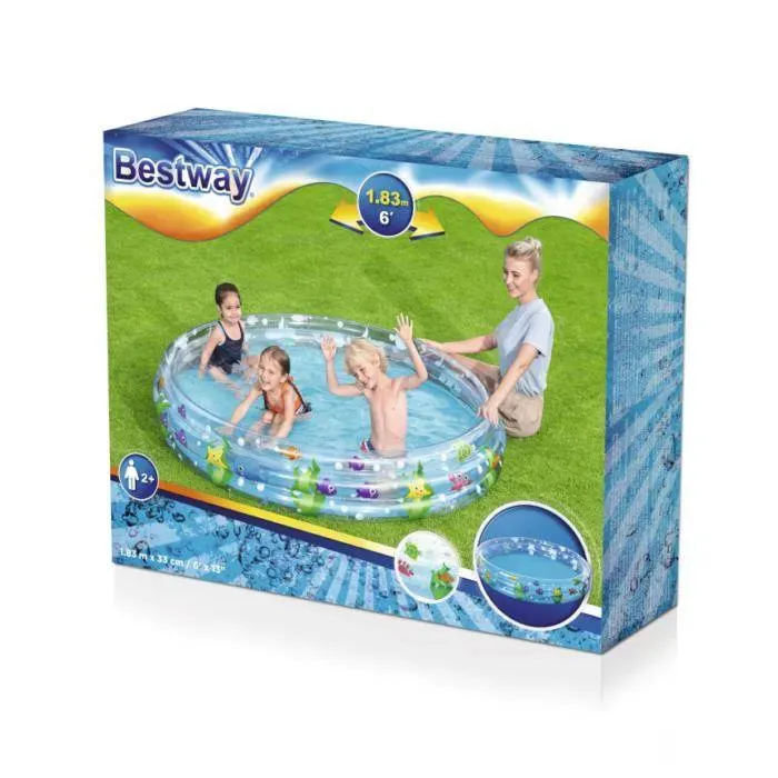 Надуваем басейн 188x33 см BESTWAY 51005