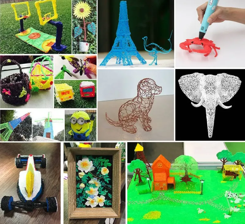 3D PLA филаменти – комплект от 30 броя по 5 м