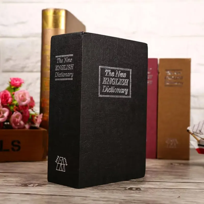 Сейф-кутия, скрита в книга, 18 см x 11,5 см