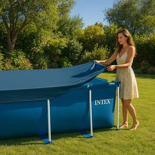 Правоъгълно покривало за басейн INTEX 28036