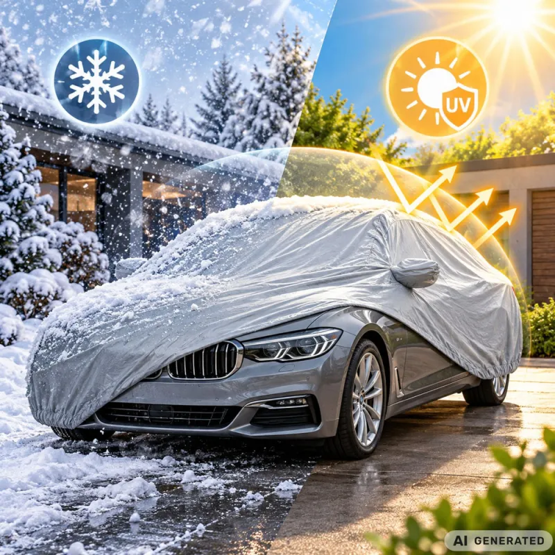 Покривало за автомобил XXL, 580 x 175 x 120 см — снимка 3