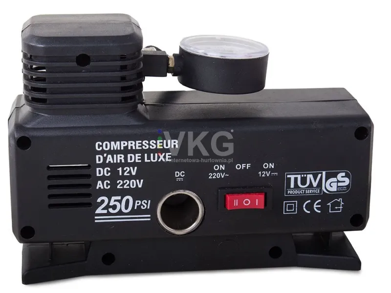 Автомобилен компресор 12 V и 230 V, 250 PSI — снимка 2