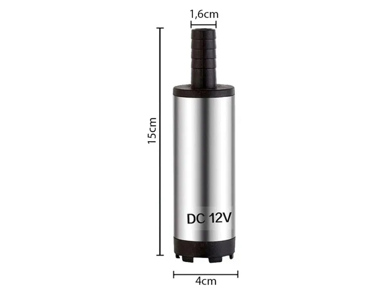 Потопяема помпа 12V за масло, дизелово гориво и вода — снимка 3