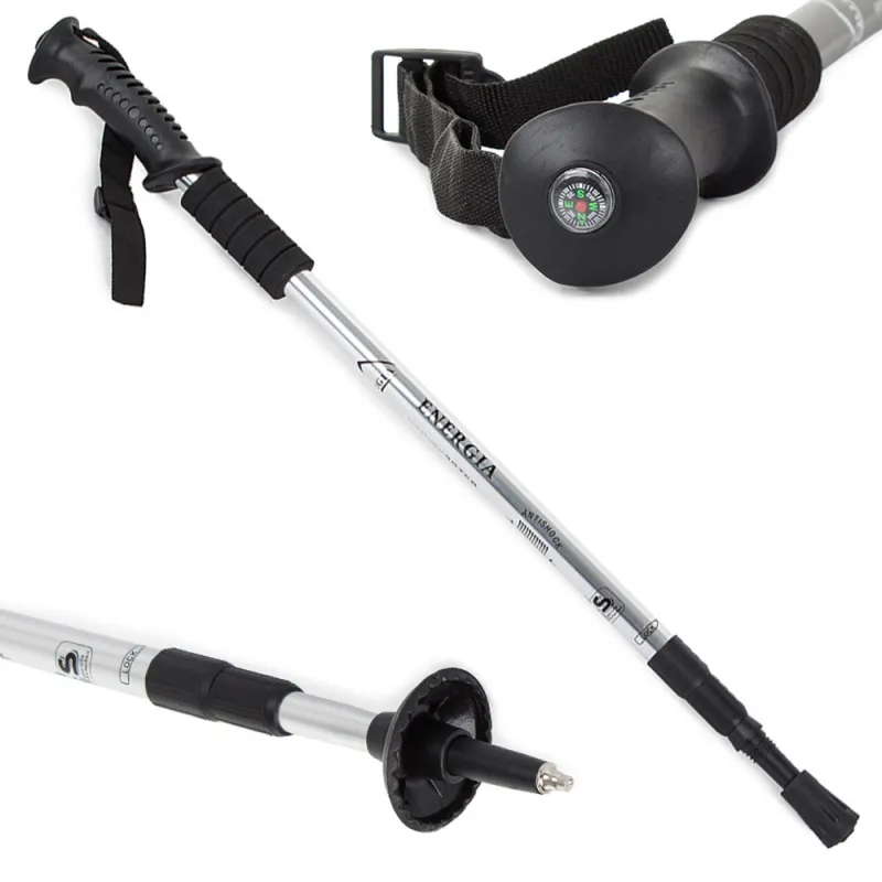 Щека за Nordic Walking с антишок и компас, 135 см