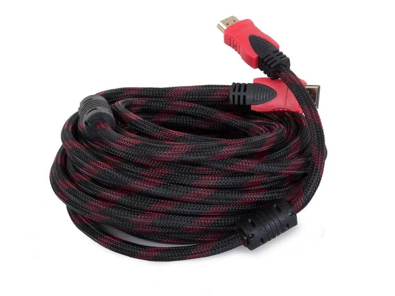 HDMI кабел 1.4, 10 м, 4K и 3D, с позлатени накрайници — снимка 2