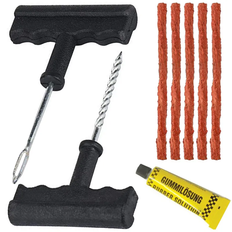 Комплект за ремонт на гуми с фитили, шиш и лепило