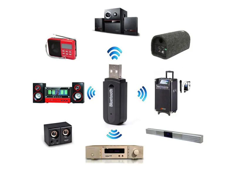 Bluetooth приемник за AUX с USB захранване — снимка 3