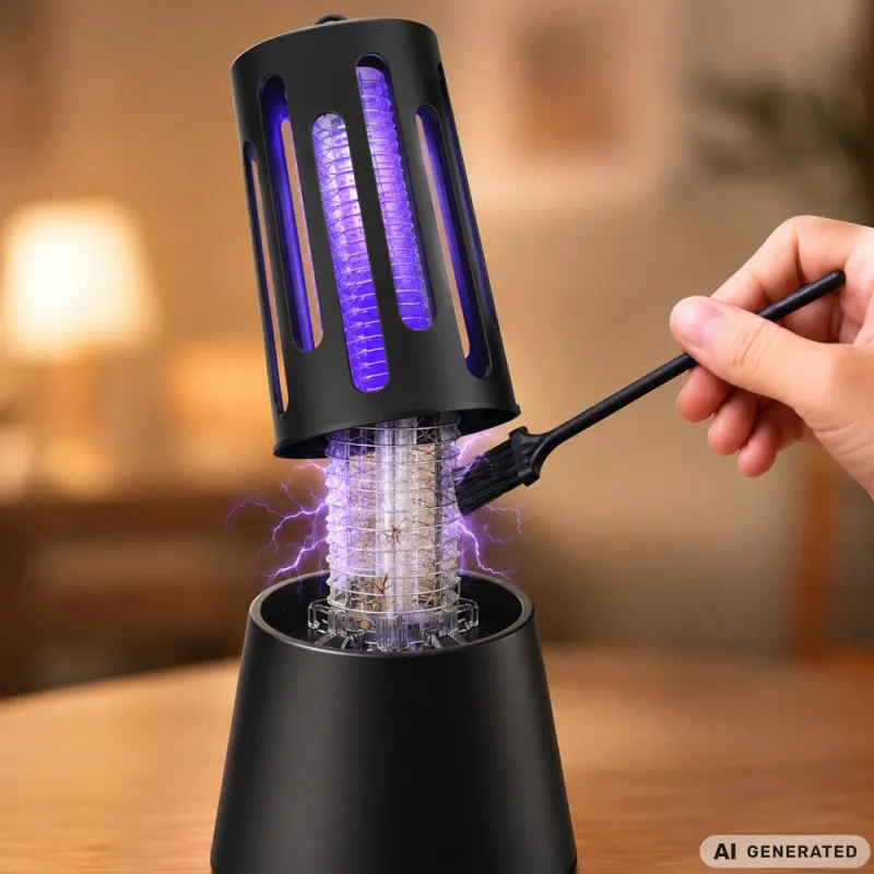 Лампа против комари с UV светлина и USB, 5 W — снимка 2