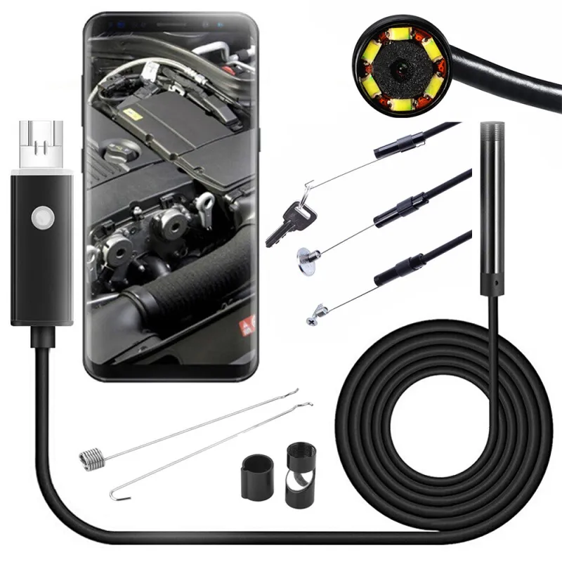 Ендоскопска камера с кабел 10 м, 6 LED, IP67