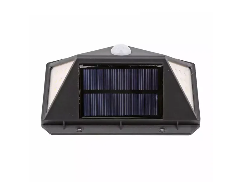 Соларна лампа със 100 LED, датчик за движение и здрач — снимка 3
