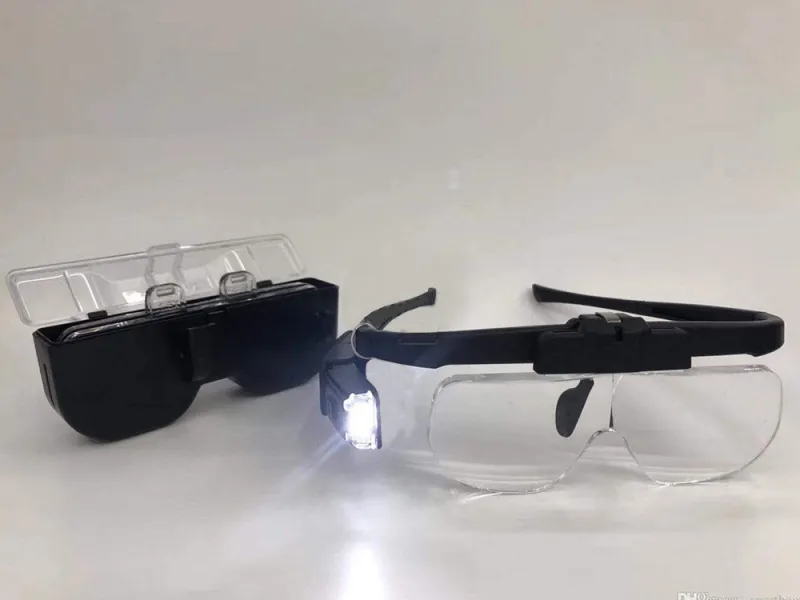 Лупа за глава с LED осветление и 3 сменяеми лещи — снимка 2