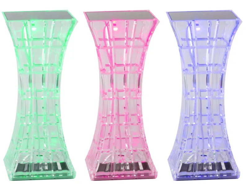 Нощна лампа кристал с RGB светлина, акумулатор и дистанционно — снимка 3