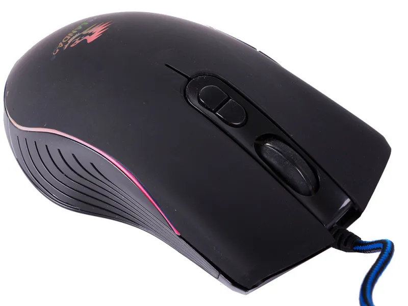 Жична оптична мишка с RGB подсветка и до 6000 DPI — снимка 3