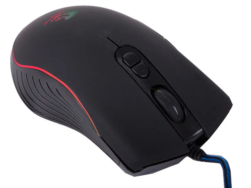 Жична оптична мишка с RGB подсветка и до 6000 DPI — снимка 2