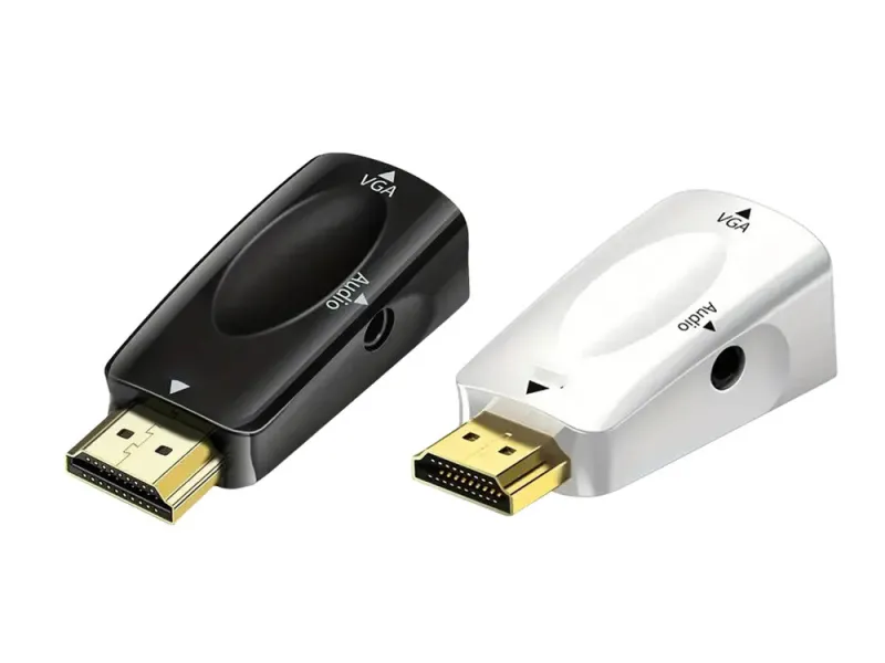 Адаптер HDMI към VGA с аудио кабел 3,5 мм — снимка 3