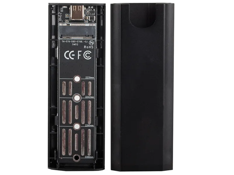 Външна кутия за M.2 SSD с USB 3.1 Type-C — снимка 2