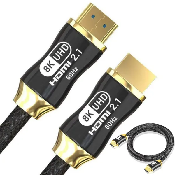 HDMI 2.1 кабел 1,5 м, 8K 60 Hz и 4K 120 Hz, с найлонова оплетка