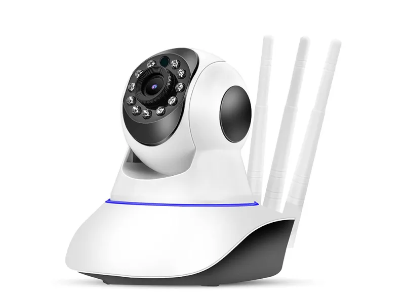 Въртяща се IP камера с Wi-Fi, звук и нощен режим — снимка 3