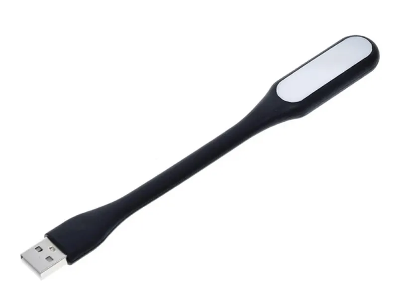 Гъвкава USB лампа за лаптоп с 6 LED, силиконова — снимка 2