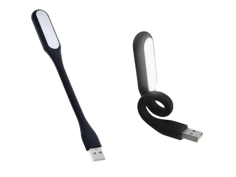 Гъвкава USB лампа за лаптоп с 6 LED, силиконова — снимка 3