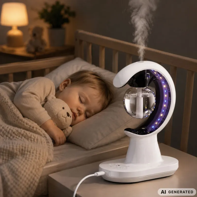 Лампа-дифузер 3 в 1 с мъгла, LED светлина и USB — снимка 2