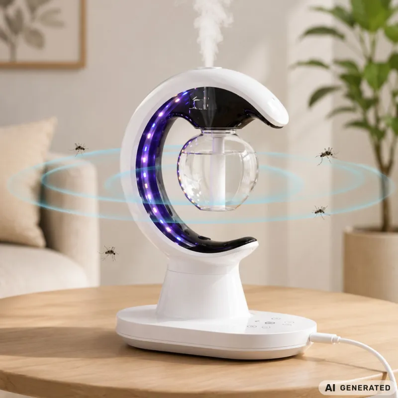 Лампа-дифузер 3 в 1 с мъгла, LED светлина и USB — снимка 3
