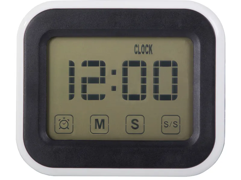 Дигитален будилник с LCD дисплей, таймер и магнит — снимка 2
