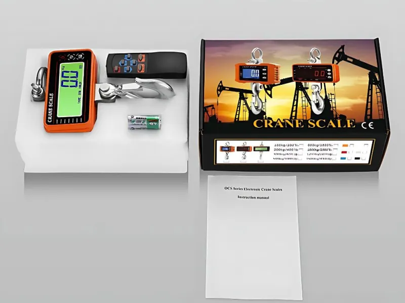 Кантар за кран до 500 кг с LCD дисплей и дистанционно — снимка 2