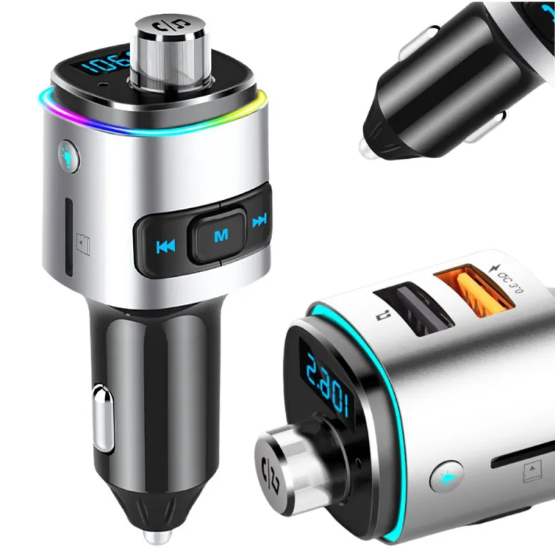 Bluetooth FM трансмитер за кола с 2 USB порта