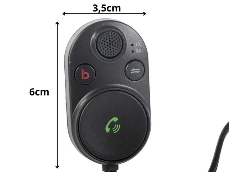 Блутут трансмитер за кола с AUX и USB, Bluetooth 5.3 — снимка 2