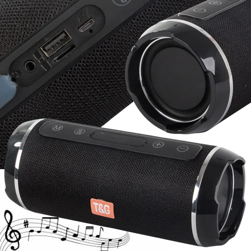Bluetooth колонка с FM радио, microSD и AUX, 2 × 5 W