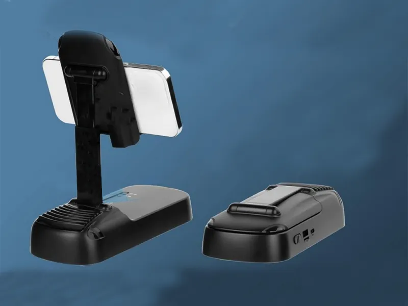 Стойка за телефон с Bluetooth колона и пауърбанк — снимка 3