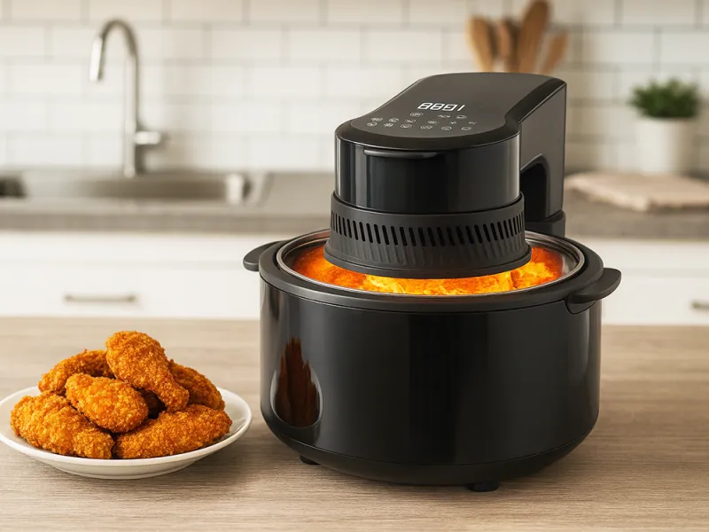 Фритюрник с горещ въздух 5 л, 1200 W, 8 програми — снимка 3