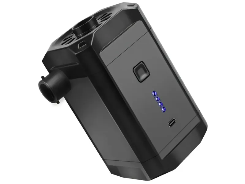 Акумулаторна помпа за надуване с USB-C и 3 накрайника — снимка 3