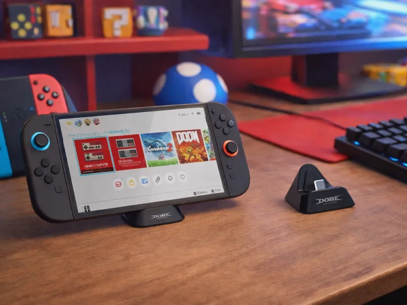 Зарядна стойка за Nintendo Switch и Switch 2 с USB-C — снимка 2