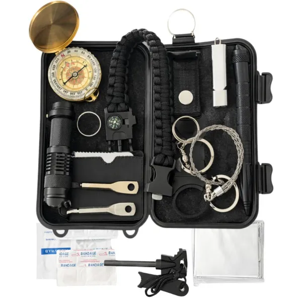 Комплект за оцеляване 35 в 1 в твърд куфар