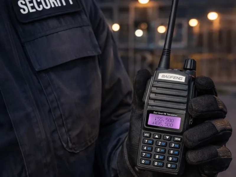 Радиостанция Baofeng UV-82 с обхват до 15 км и фенер — снимка 3